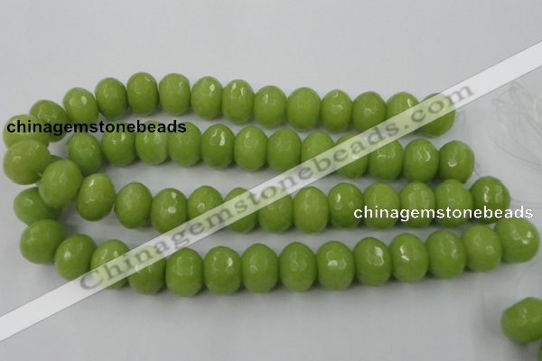 CCN953 15.5 inches 14*18mm faceted rondelle candy jade beads