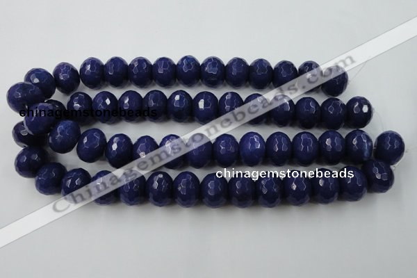 CCN955 15.5 inches 14*18mm faceted rondelle candy jade beads