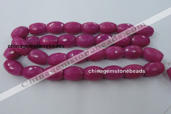 CCN962 15.5 inches 18*25mm faceted drum candy jade beads