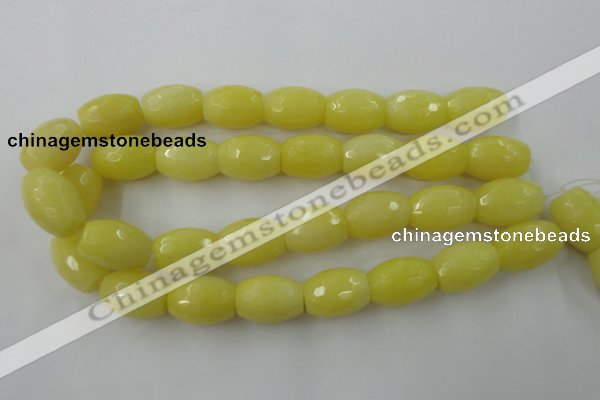 CCN964 15.5 inches 18*25mm faceted drum candy jade beads