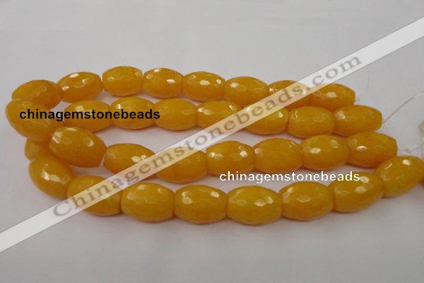 CCN965 15.5 inches 18*25mm faceted drum candy jade beads