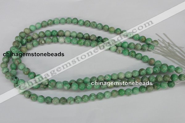 CCO102 15.5 inches 8mm round dyed natural chrysotine beads