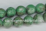 CCO104 15.5 inches 12mm round dyed natural chrysotine beads