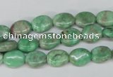 CCO116 15.5 inches 8*10mm oval dyed natural chrysotine beads