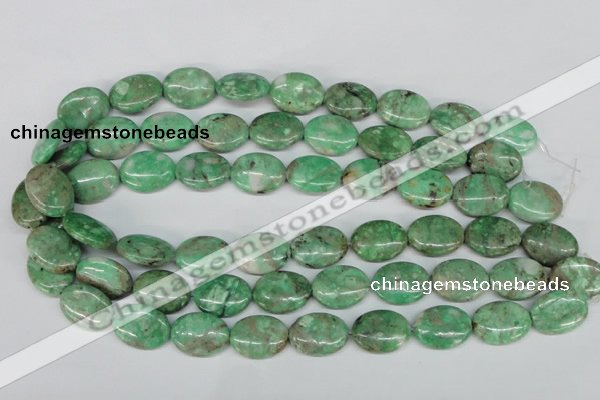 CCO119 15.5 inches 15*20mm oval dyed natural chrysotine beads