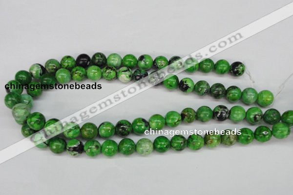 CCO125 15.5 inches 12mm round dyed natural chrysotine beads