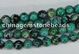 CCO141 15.5 inches 6mm round dyed natural chrysotine beads