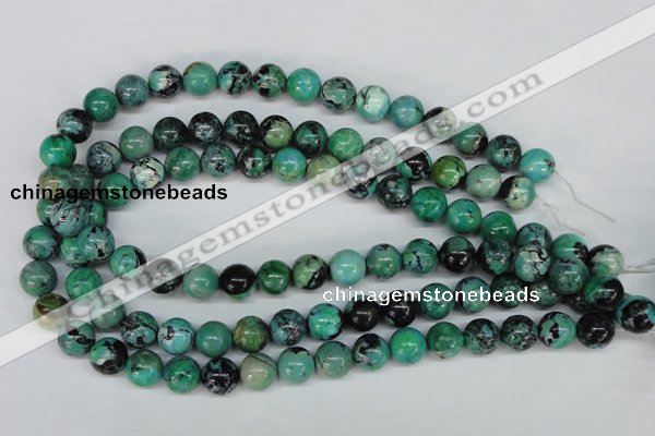 CCO144 15.5 inches 12mm round dyed natural chrysotine beads