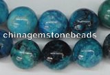 CCO168 15.5 inches 18mm round dyed natural chrysotine beads