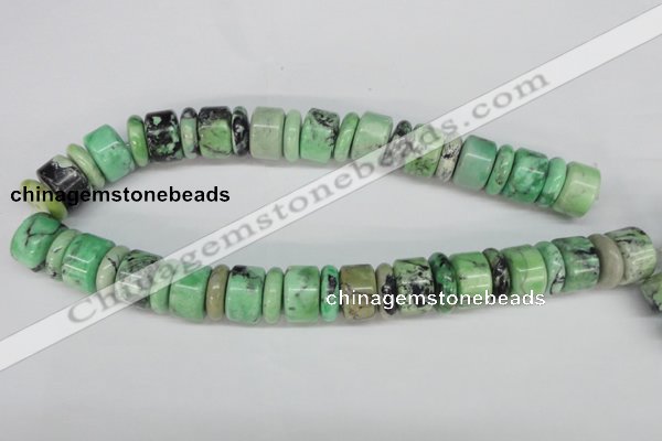 CCO19 15.5 inches 6*14mm & 12*18mm rondelle natural chrysotine beads