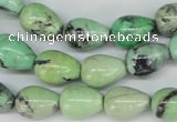 CCO21 15.5 inches 10*14mm teardrop natural chrysotine beads