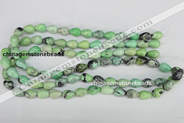 CCO21 15.5 inches 10*14mm teardrop natural chrysotine beads