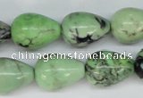 CCO22 15.5 inches 13*18mm teardrop natural chrysotine beads