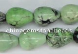 CCO22 15.5 inches 13*18mm teardrop natural chrysotine beads