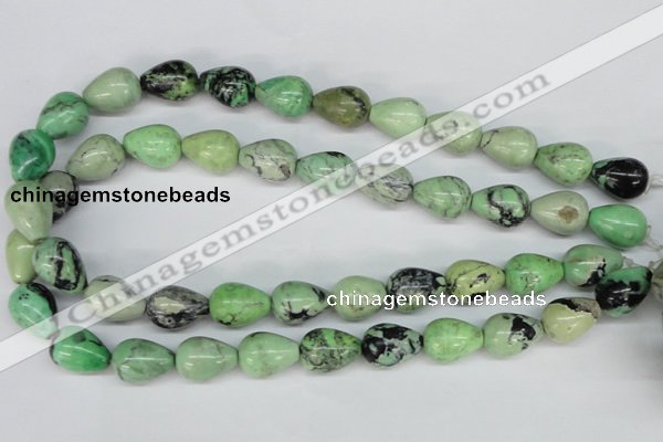 CCO22 15.5 inches 13*18mm teardrop natural chrysotine beads