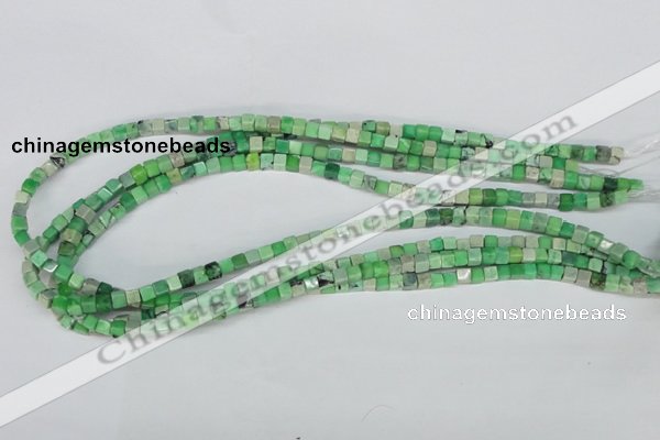 CCO26 15.5 inches 4*4mm cube natural chrysotine beads