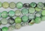 CCO31 15.5 inches 8mm flat round natural chrysotine beads