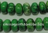 CCO313 15.5 inches 10*14mm rondelle dyed chrysotine beads wholesale