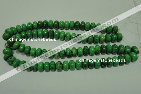 CCO313 15.5 inches 10*14mm rondelle dyed chrysotine beads wholesale