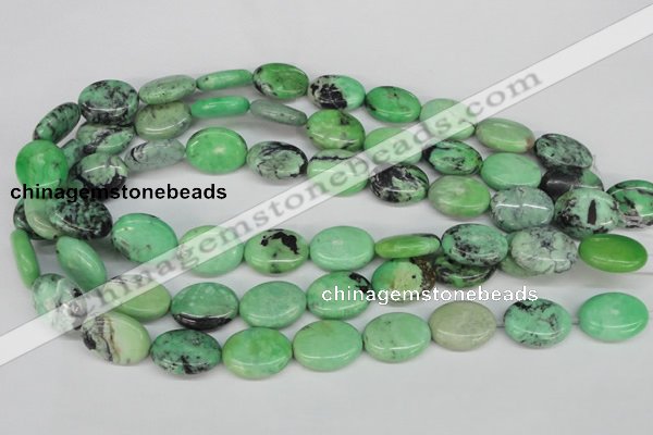 CCO37 15.5 inches 15*20mm oval natural chrysotine beads