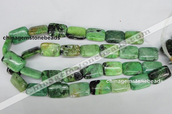 CCO45 15.5 inches 18*25mm rectangle natural chrysotine beads