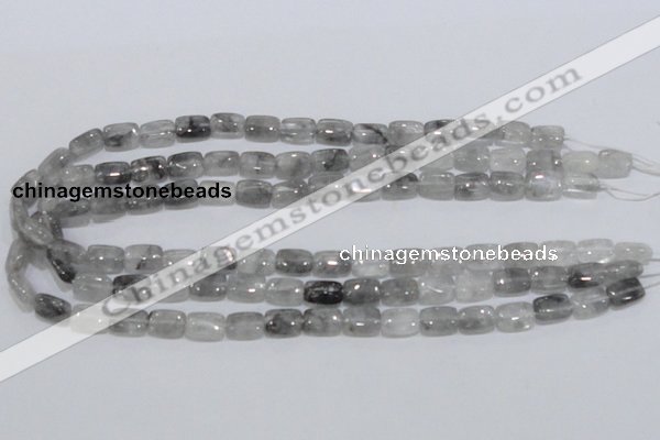 CCQ174 15.5 inches 8*12mm rectangle cloudy quartz beads wholesale