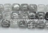 CCQ193 15.5 inches 10*10mm square cloudy quartz beads wholesale