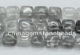 CCQ193 15.5 inches 10*10mm square cloudy quartz beads wholesale