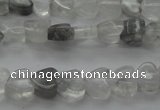 CCQ241 15.5 inches 4*4mm heart cloudy quartz beads wholesale