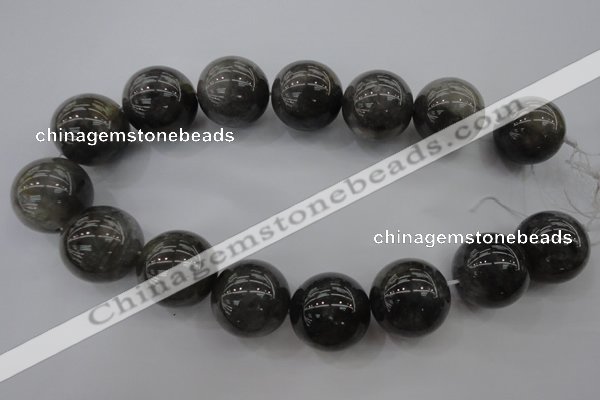 CCQ284 15.5 inches 25mm round cloudy quartz beads wholesale