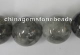 CCQ307 15.5 inches 18mm round cloudy quartz beads wholesale