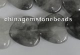 CCQ384 15.5 inches 20*20mm heart cloudy quartz beads wholesale