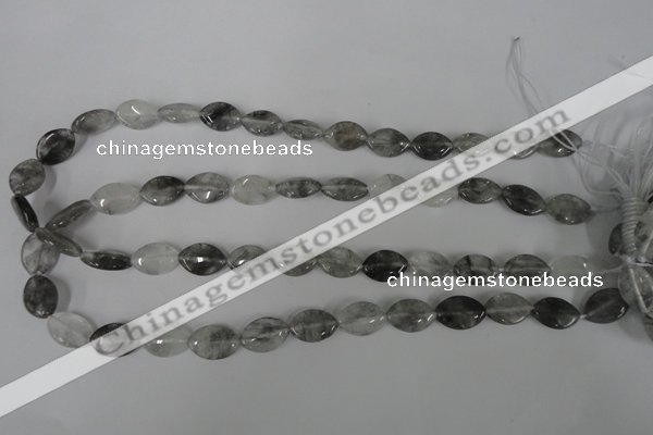 CCQ400 15.5 inches 10*15mm marquise cloudy quartz beads wholesale