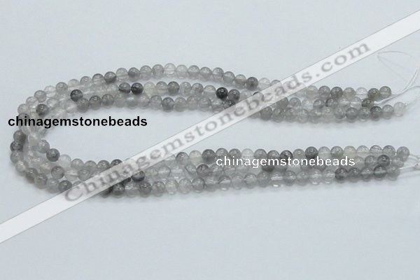 CCQ50 15.5 inches 6mm round cloudy quartz beads wholesale