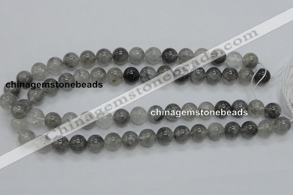 CCQ53 15.5 inches 12mm round cloudy quartz beads wholesale