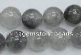 CCQ54 15.5 inches 14mm round cloudy quartz beads wholesale