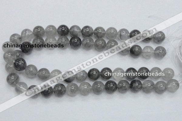 CCQ54 15.5 inches 14mm round cloudy quartz beads wholesale