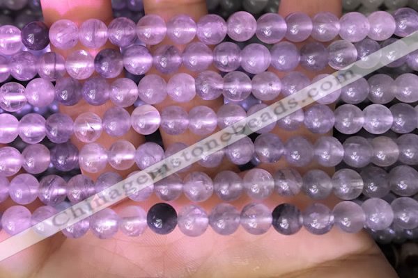 CCQ588 15.5 inches 4mm round cloudy quartz beads wholesale