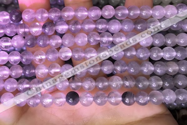 CCQ589 15.5 inches 6mm round cloudy quartz beads wholesale