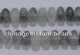 CCQ68 15.5 inches 6*10mm rondelle cloudy quartz beads wholesale