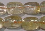 CCR220 15.5 inches 14*23mm nuggets natural citrine gemstone beads