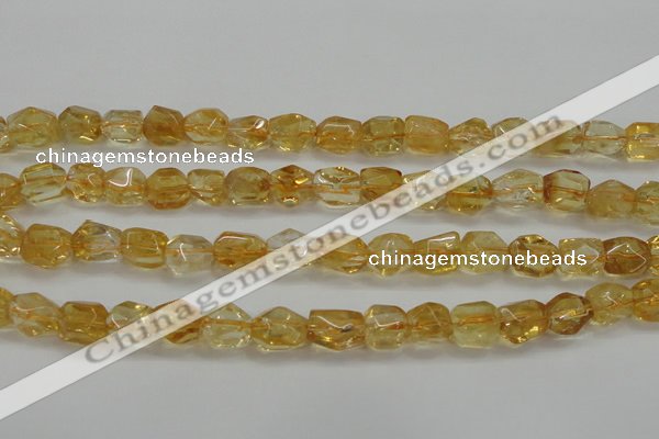 CCR236 15.5 inches 9*12mm nuggets natural citrine gemstone beads