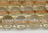 CCR346 15.5 inches 8mm round natural citrine beads wholesale