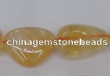 CCR350 15.5 inches 13*18mm - 20*25mm freeform natural citrine beads