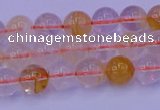 CCR361 15.5 inches 6mm round citrine beads wholesale