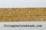 CCR378 15.5 inches 6mm round citrine gemstone beads wholesale