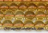 CCR410 15 inches 6mm round natural citrine beads