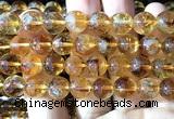 CCR424 15 inches 10mm round citrine beads wholesale