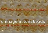 CCR52 15.5 inches 5*8mm faceted rondelle natural citrine beads