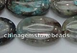 CCS10 15.5 inches 22*30mm oval natural chrysocolla gemstone beads